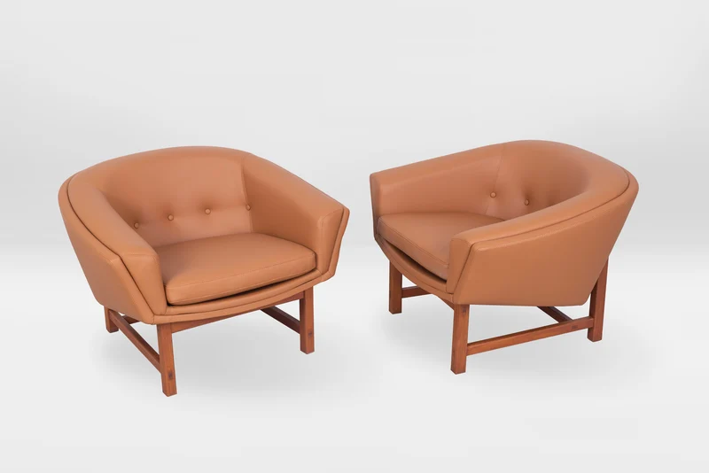 Coppia di poltrone Corona Lounge Chair di Lennart Bender, 1970