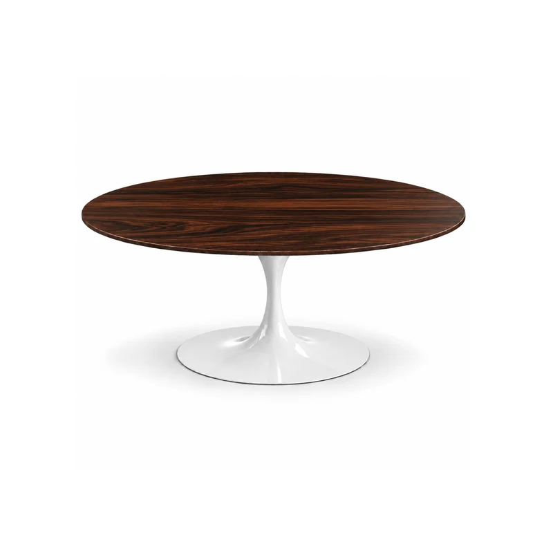 Oval Tulip Coffee ,H41 cm – 105–180 cm – Liquid Laminate or Solid Oak
