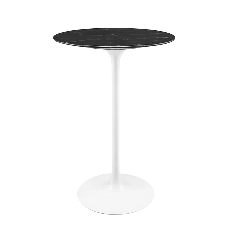 High Round Tulip Bar Table – Saarinen-Inspired, Italian-Made