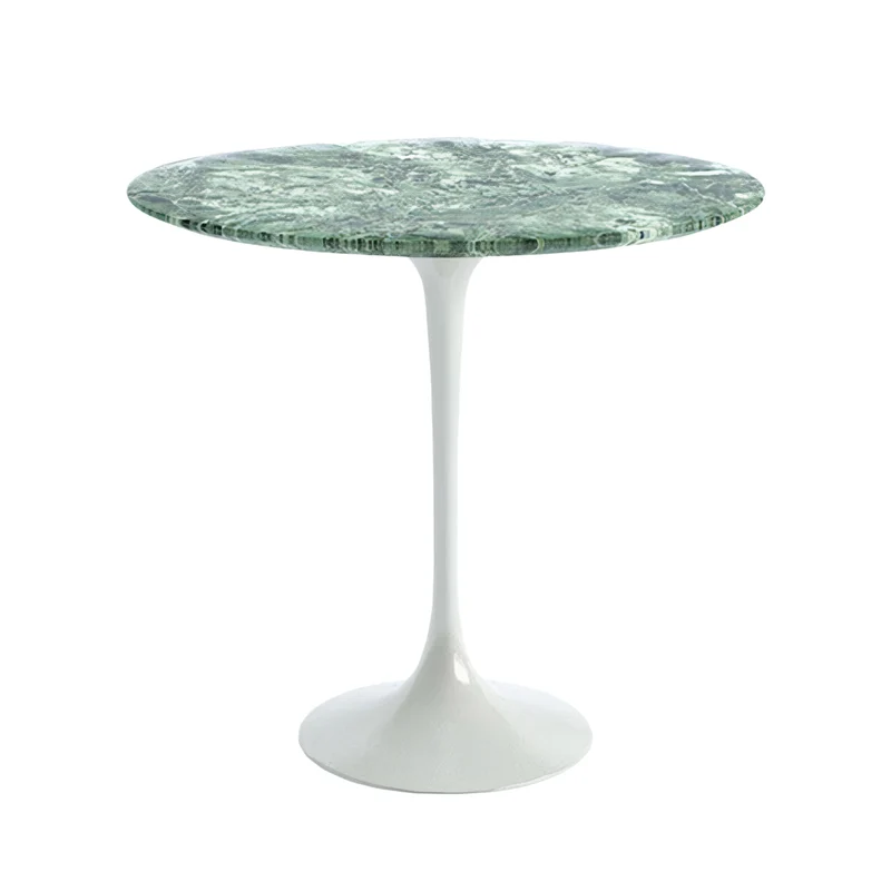 Tulip Marble Round or Oval Side Table – Saarinen Style, Italian Made