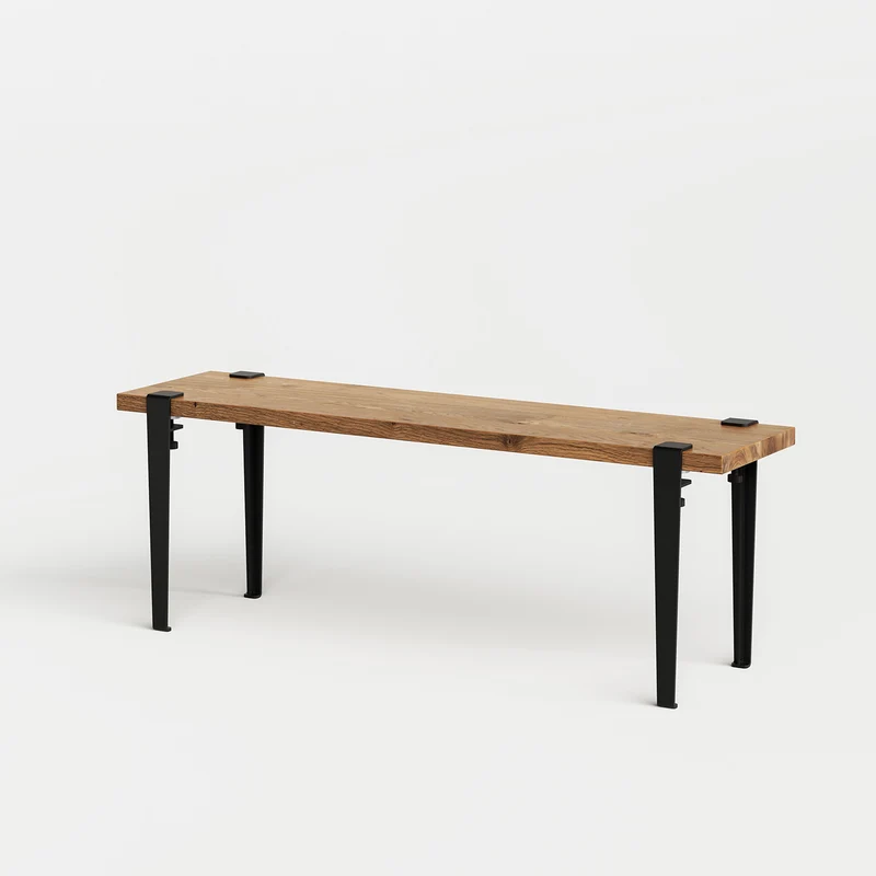 Banc d'appoint TIPTOE 120x30cm - bois ancien recyclé
