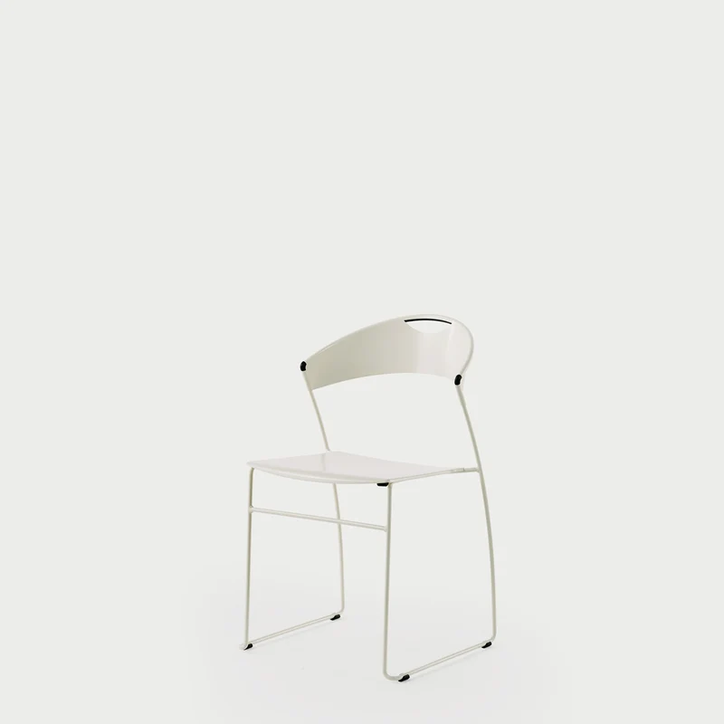Stackable Chair JULIETTE by Hannes Wettstein for Baleri Italia