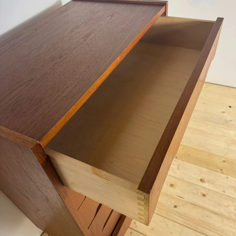 Cassettiera Danese Mid-Century in Teak – Design Scandinavo Vintage, Anni ’60