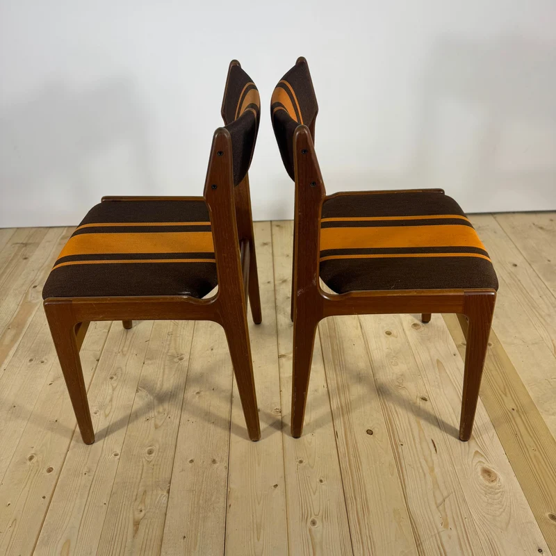 Set di 6 Sedie Vintage in Teak – Attribuite a Erik Buch (Anni '60)