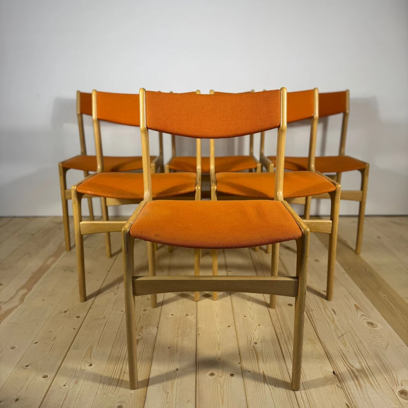 Set 6 Sedie Danesi Vintage Anni '60 – Design Mid-Century Scandinavo
