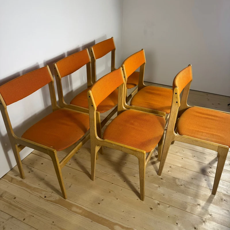 Set 6 Sedie Danesi Vintage Anni '60 – Design Mid-Century Scandinavo