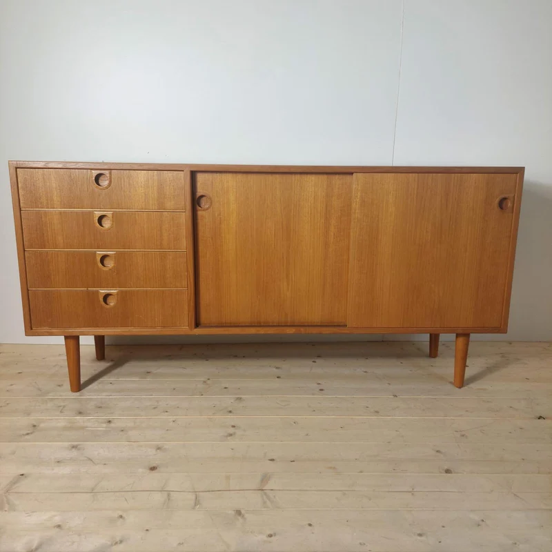 Sideboard Danese in Teak di Christensen & Jun (Anni '60)