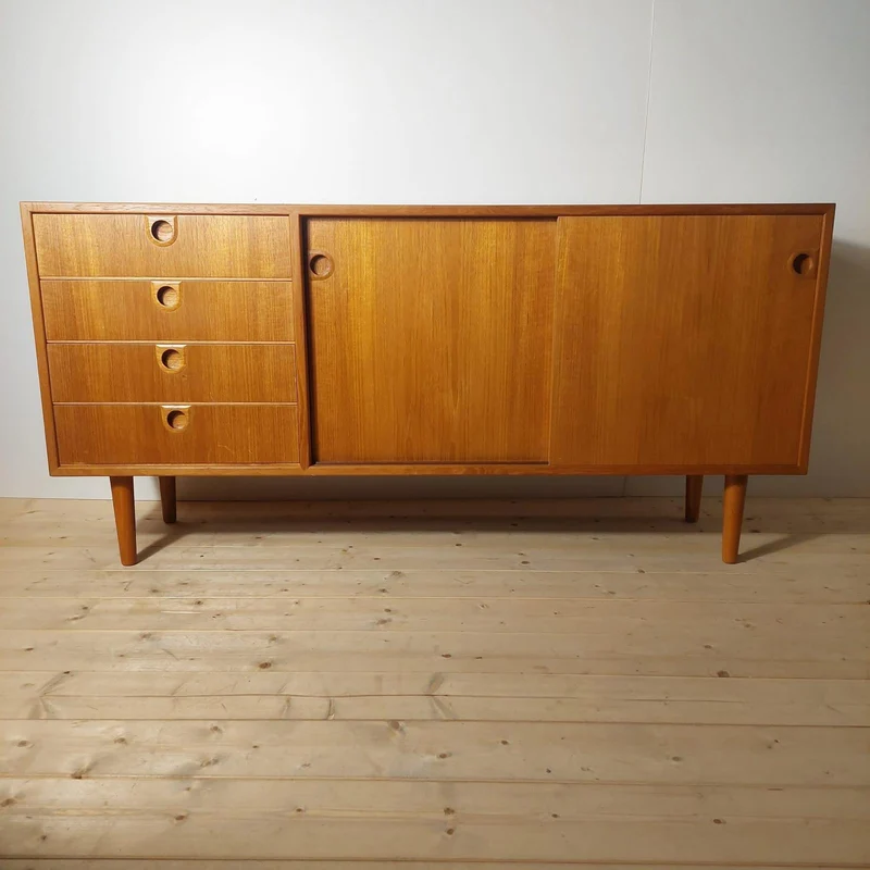 Sideboard Vintage in Teak – Christensen & Jun (Anni '60)
