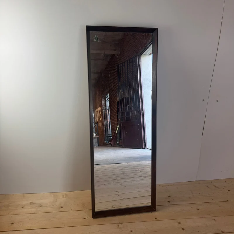 Specchio Vintage in Palissandro Danese – Rosewood (Anni '60)