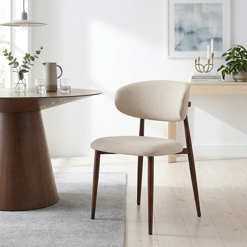 Sedia Tessuto Noce - Harrow crema