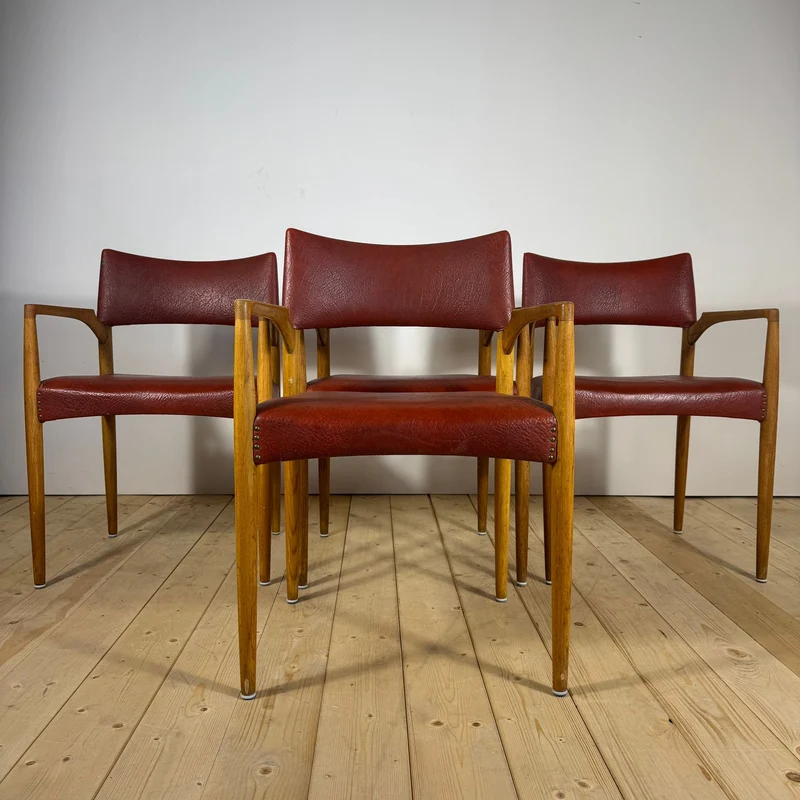 Set di 4 Sedie in Teak di Villy Schou Andersen – Design Scandinavo Mid-Century