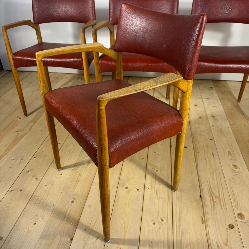 Set di 4 Sedie in Teak di Villy Schou Andersen – Design Scandinavo Mid-Century