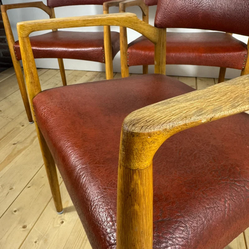 Set di 4 Sedie in Teak di Villy Schou Andersen – Design Scandinavo Mid-Century