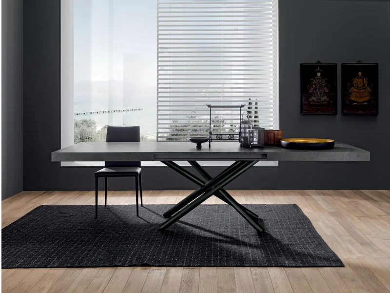 Altacom Fahrenheit Straight Edge Dining Table - Fixed & Extendable