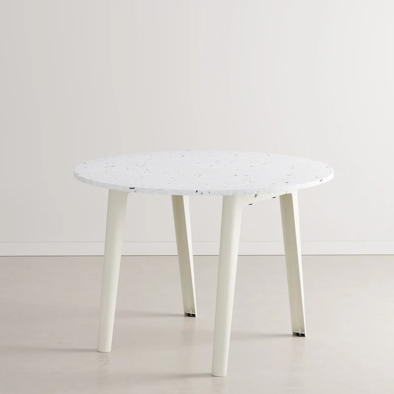 Table de réunion ronde NEW MODERN Ø 108cm - plastique recyclé Venezia