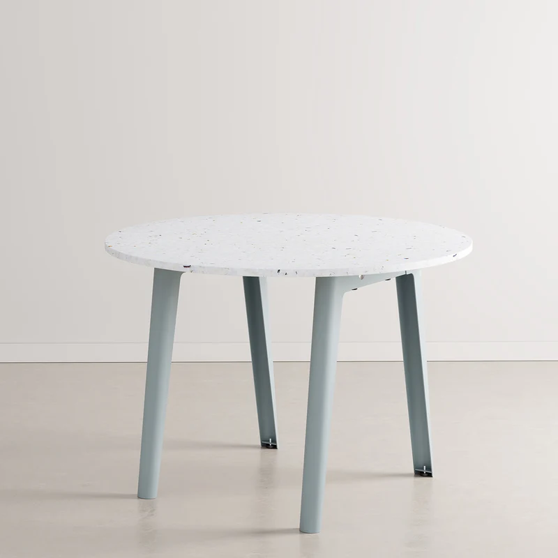 Table de réunion ronde NEW MODERN Ø 108cm - plastique recyclé Venezia