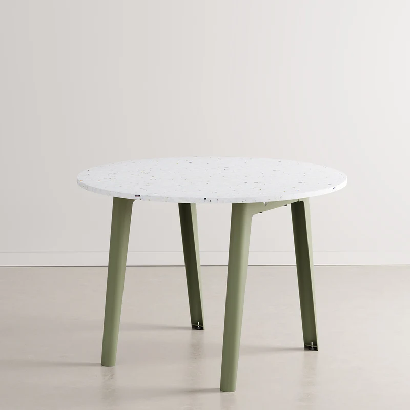 Table de réunion ronde NEW MODERN Ø 108cm - plastique recyclé Venezia