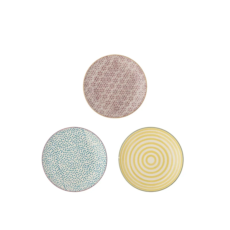 Bordenset aardewerk Patrizia Ø16cm - set van 3