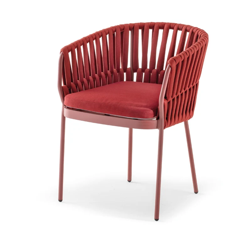 Soho Outdoor Armchair – Handwoven Rope & Aluminium Garden Seating