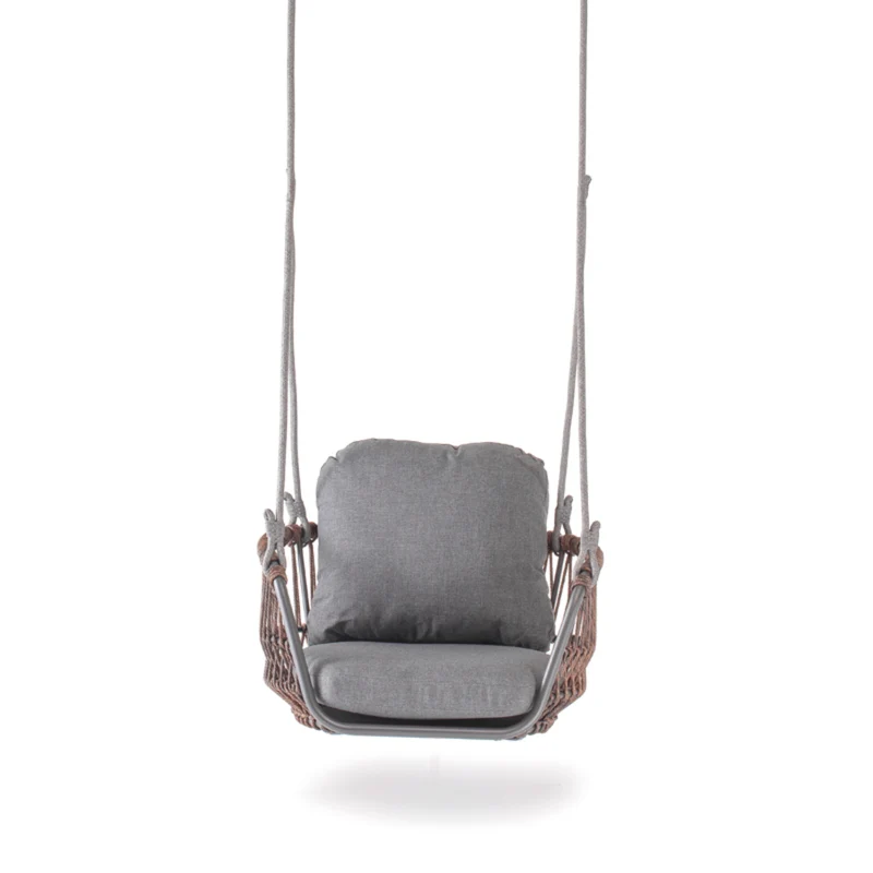 Bari Hanging Swing Outdoor Chair – Woven Rope & Aluminium Garden Seat