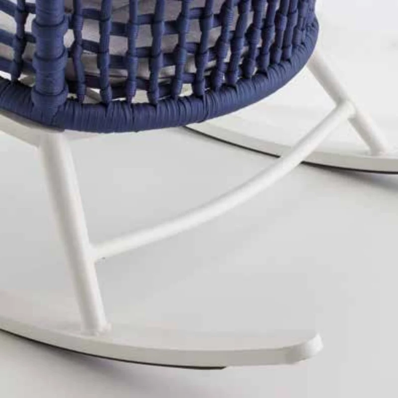 Kos Rocking Armchair – Luxury Outdoor Rope Rocker Chair