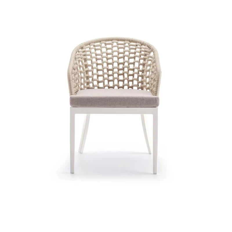 Kos Armchair – Contemporary Outdoor Rope Dining Chair