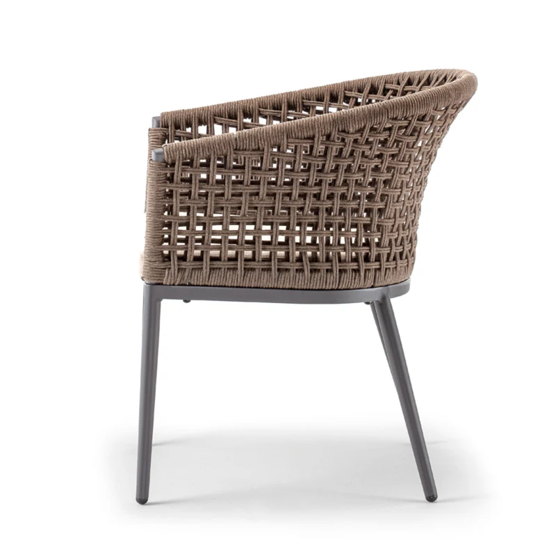 Cuba Armchair – Modern Outdoor Rope Weave Dining Chair
