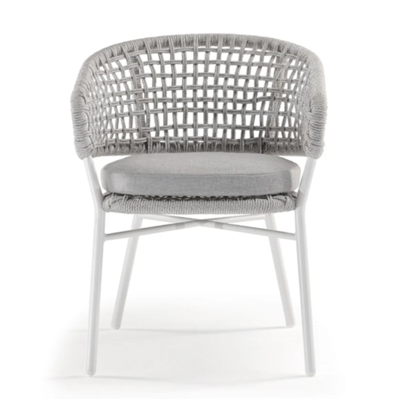Atol Rope Armchair – Stylish Outdoor Chair with Aluminium Frame & Cushion
