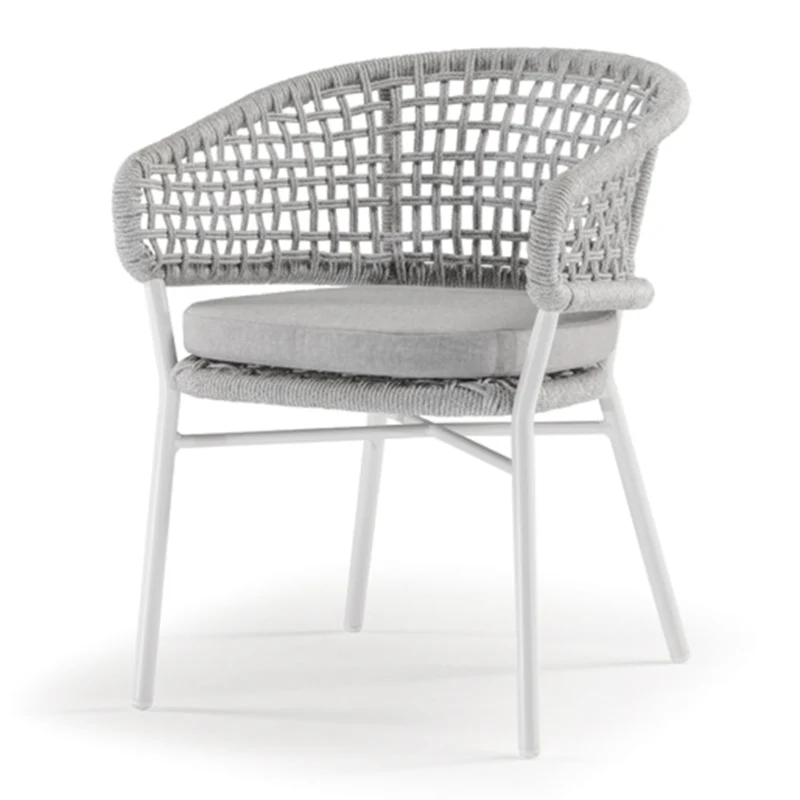 Atol Rope Armchair – Stylish Outdoor Chair with Aluminium Frame & Cushion