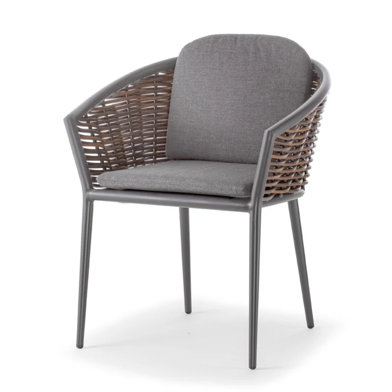 Muses Rope Armchair – Stylish Outdoor Chair with Aluminium Frame & Cushion