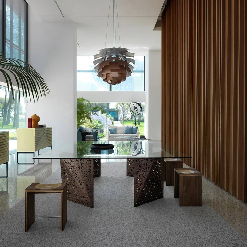 Riddled Square Dining Table | Italian Luxury & Innovative Design