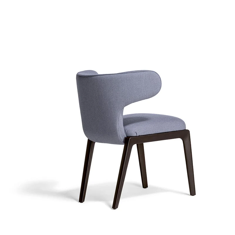 Upholstered Small Armchair DUO by Roberto Lazzeroni for Poltrona Frau