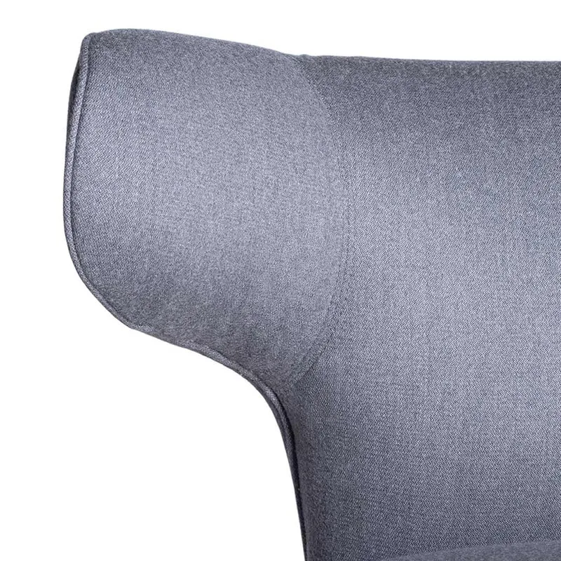 Upholstered Small Armchair DUO by Roberto Lazzeroni for Poltrona Frau