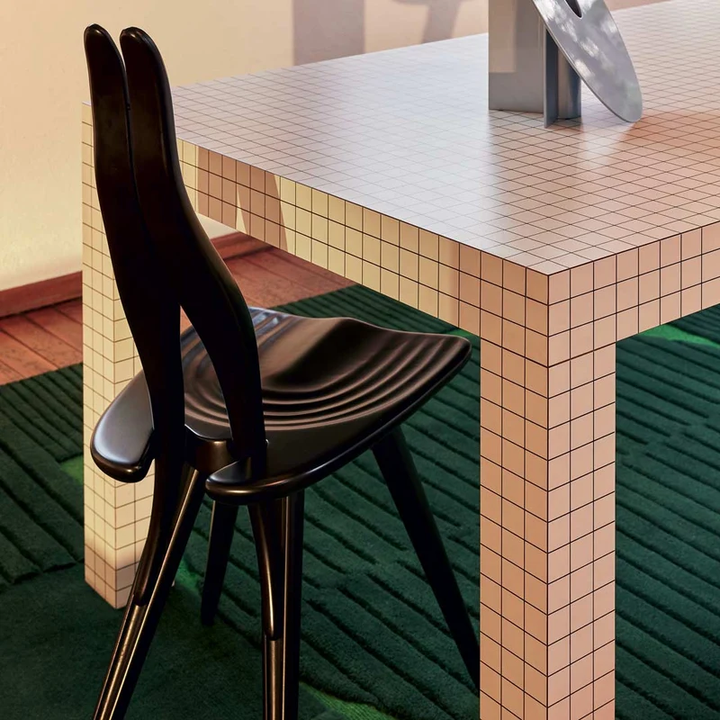 Wood Chair FENIS CM by Calo Molino for Zanotta