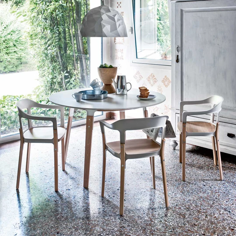 Wood Chair STEELWOOD by Ronan & Erwan Bouroullec for Magis