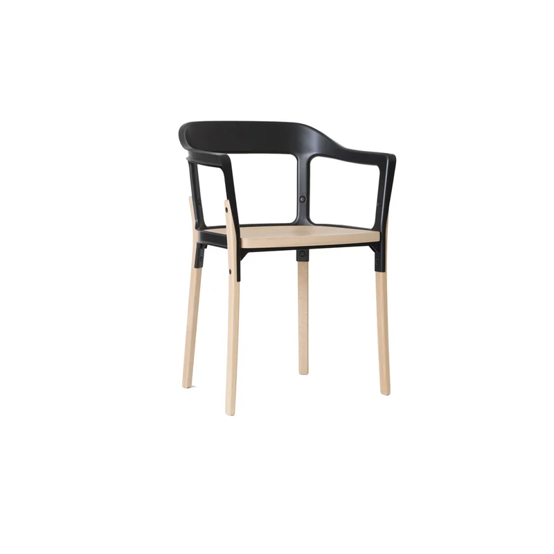 Wood Chair STEELWOOD by Ronan & Erwan Bouroullec for Magis