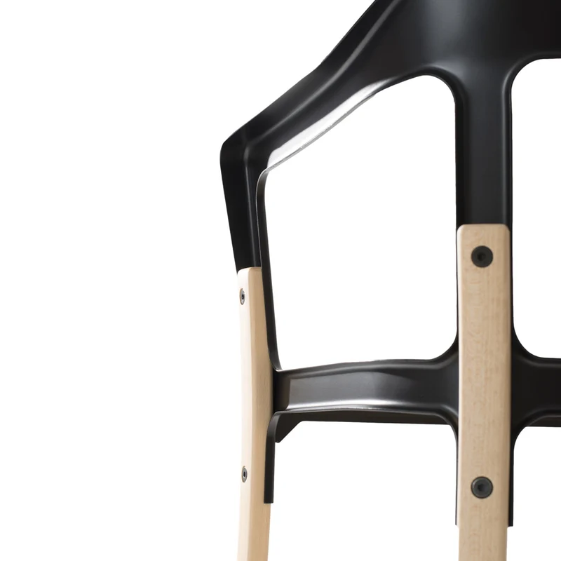 Wood Chair STEELWOOD by Ronan & Erwan Bouroullec for Magis