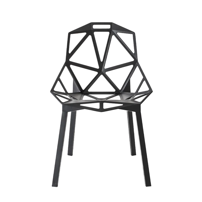 Outdoor Stackable Chair ONE Anodised Aluminium by Konstantin Grcic for Magis