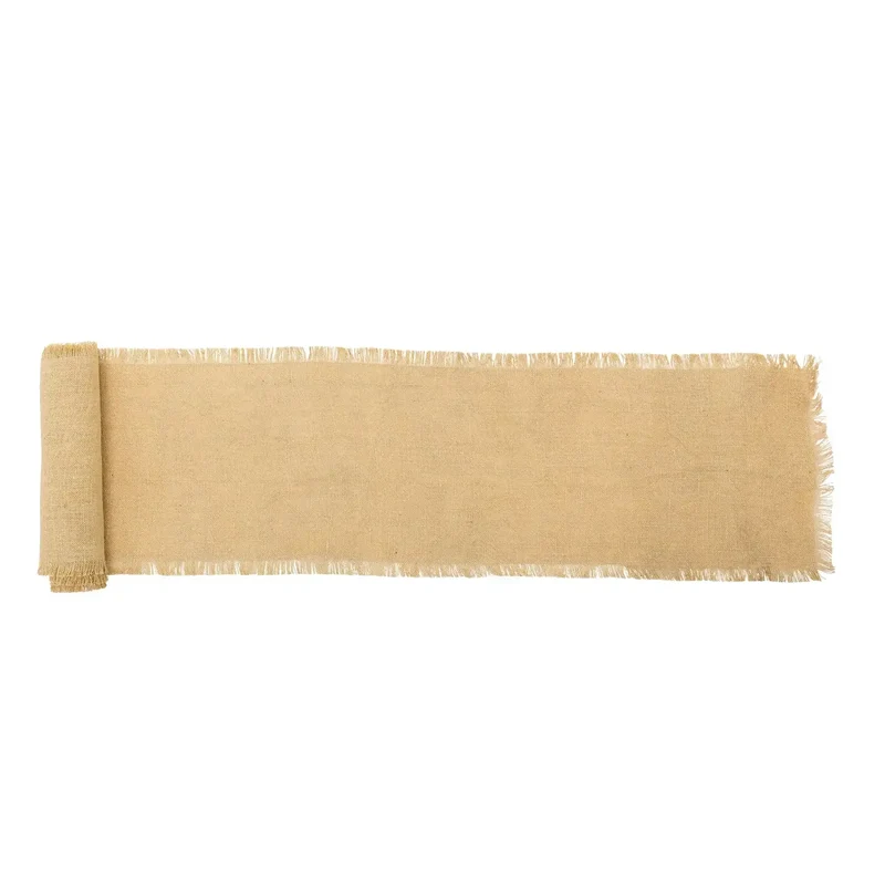 Tafelloper jute geel Janavi 35x550cm