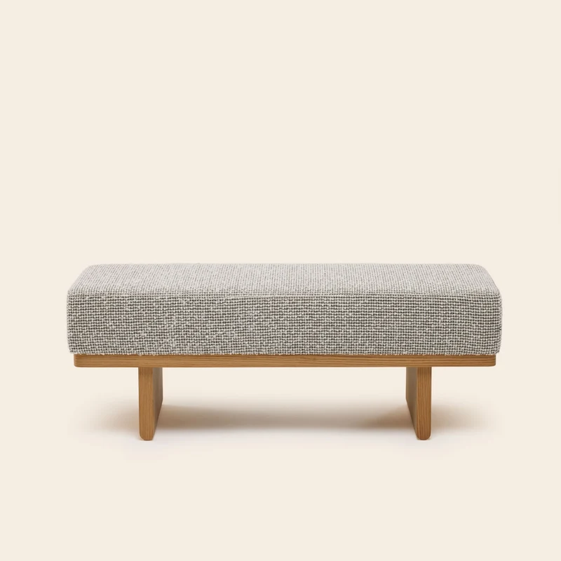 Banc ANCA pietro ivoire et noir