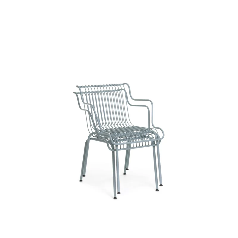 Outdoor Metal Armrest Chair SOUTH by Konstantin Grcic for Magis