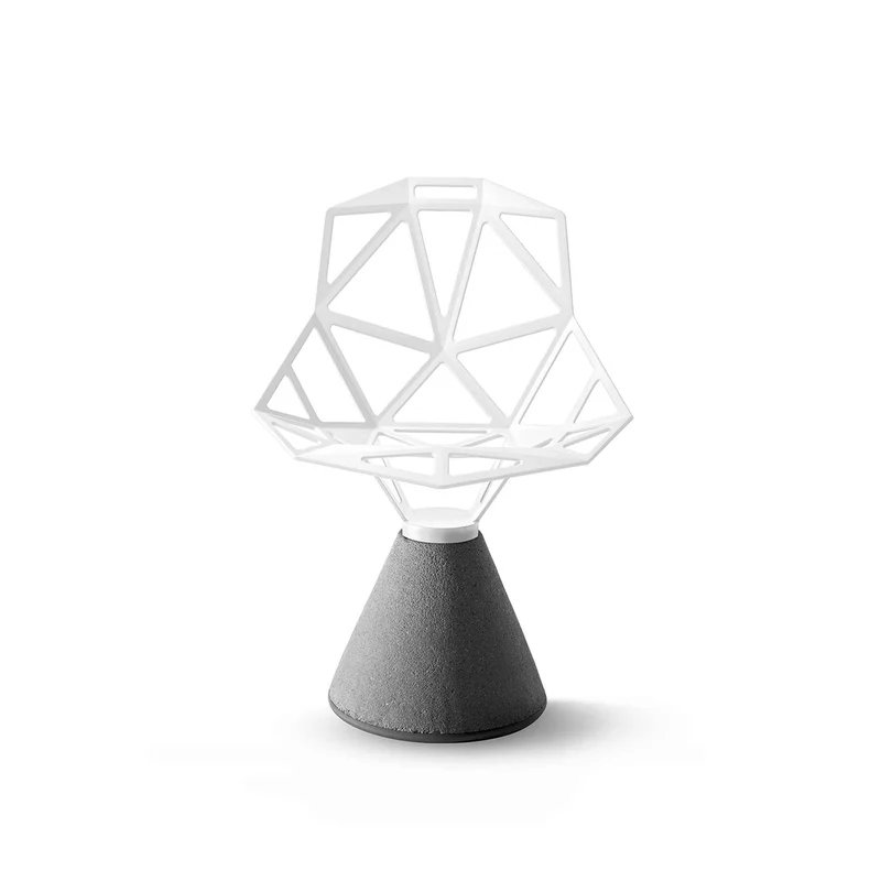 Outdoor Swivel Chair with Concrete Base ONE by Konstantin Grcic for Magis