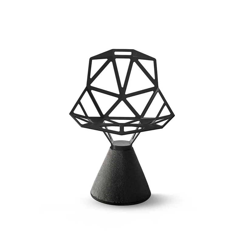 Outdoor Swivel Chair with Concrete Base ONE by Konstantin Grcic for Magis