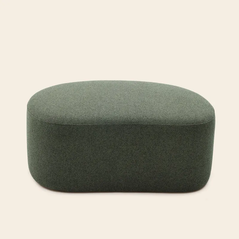 Pouf JULIKA glory vert forêt