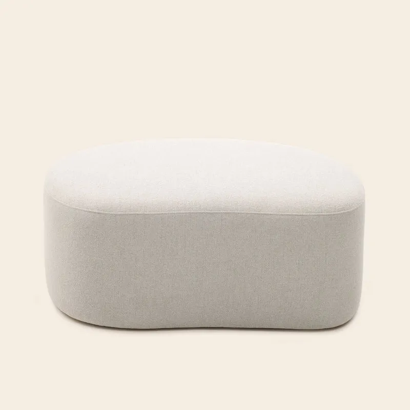 Pouf JULIKA glory ivoire