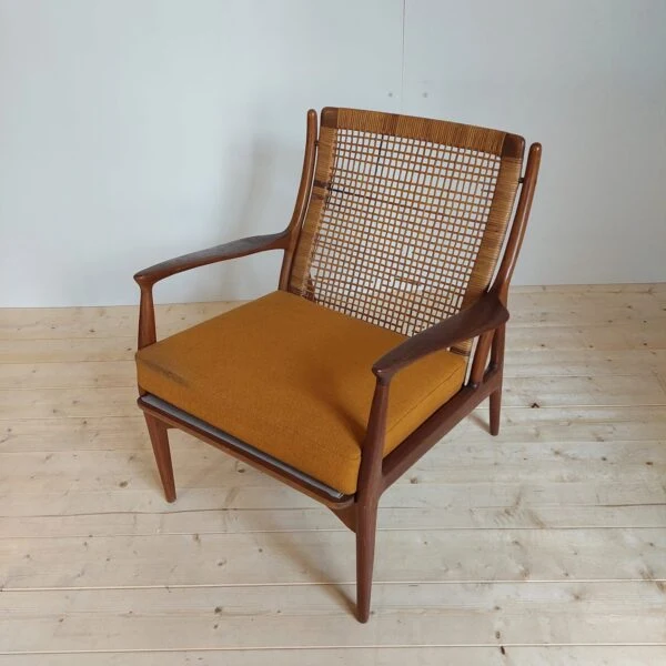 Poltrona in Teak di Erik Andersen e Palle Pedersen per Horsnaes Møbler – Danimarca (Anni '50)