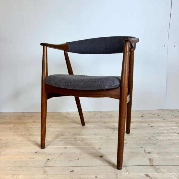 Sedia Vintage T.H. Harlev per Farstrup Møbelfabrik – Danimarca (Anni '60)