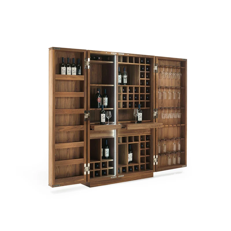 Wine Cabinet CAMBUSA WINE JUMBO by Giuliano Cappelletti for Riva 1920