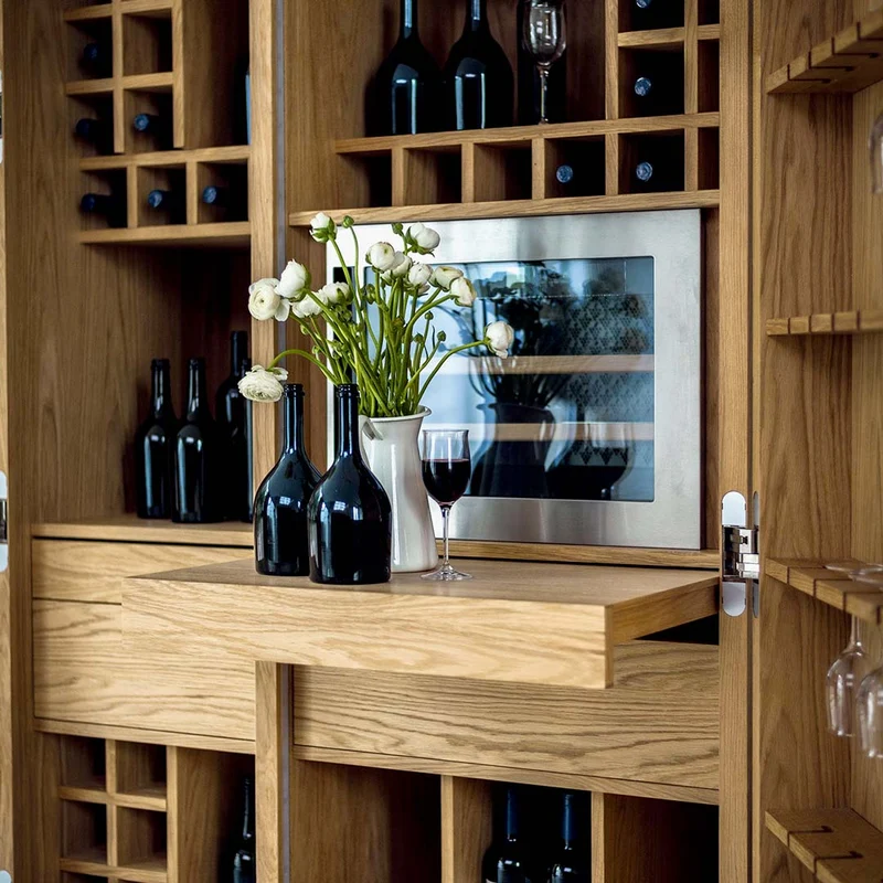 Wine Cabinet CAMBUSA WINE JUMBO by Giuliano Cappelletti for Riva 1920
