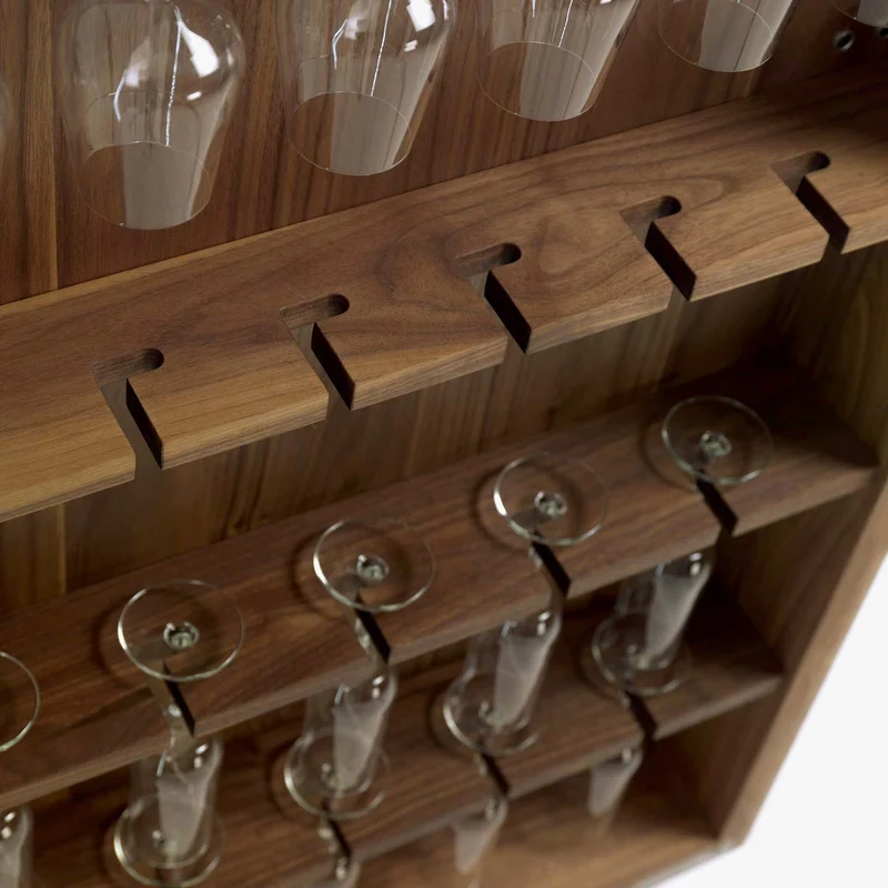 Wine Cabinet CAMBUSA WINE JUMBO by Giuliano Cappelletti for Riva 1920